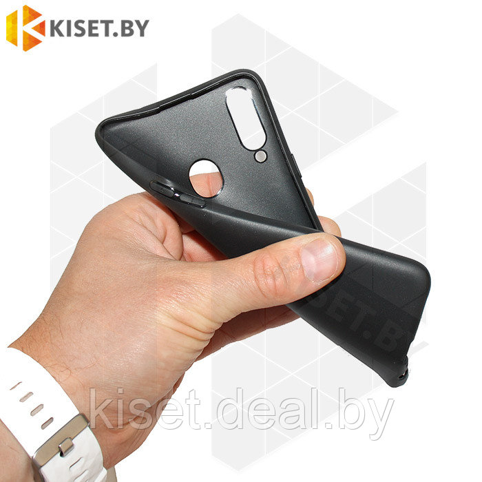 Силиконовый чехол KST MC для Samsung Galaxy A10S черный матовый - фото 2 - id-p129857268