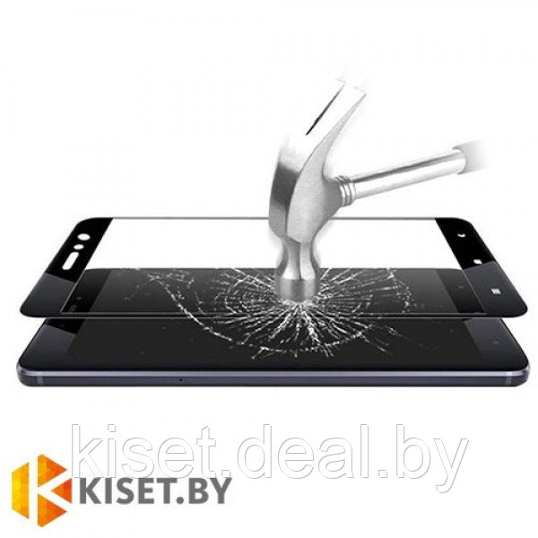 Защитное стекло KST FS для Nokia 7.1 Plus / X7 (2018) черное - фото 2 - id-p129856092