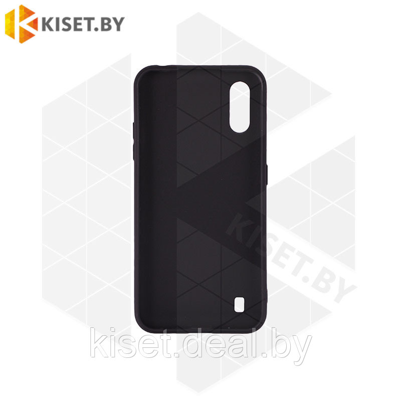 Силиконовый чехол KST MC для Samsung Galaxy M01 черный матовый - фото 2 - id-p135177149
