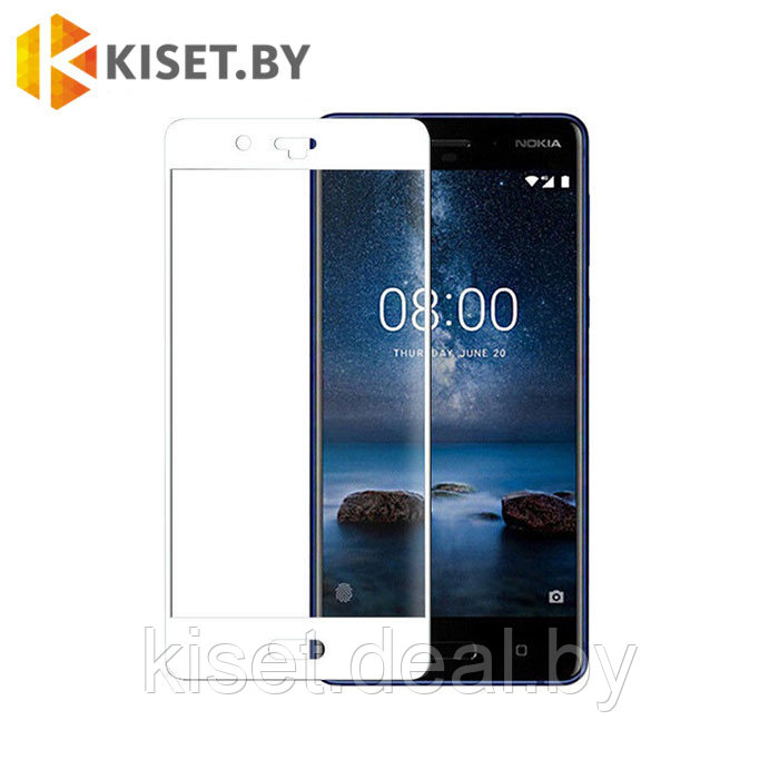 Защитное стекло KST FS для Nokia 7, белое - фото 1 - id-p129854926