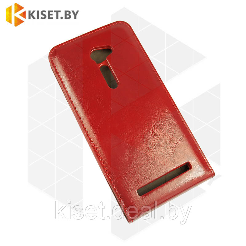 Чехол-книжка Flip TPU case для Asus ZenFone 2 (ZE551ML), красный - фото 2 - id-p129857547