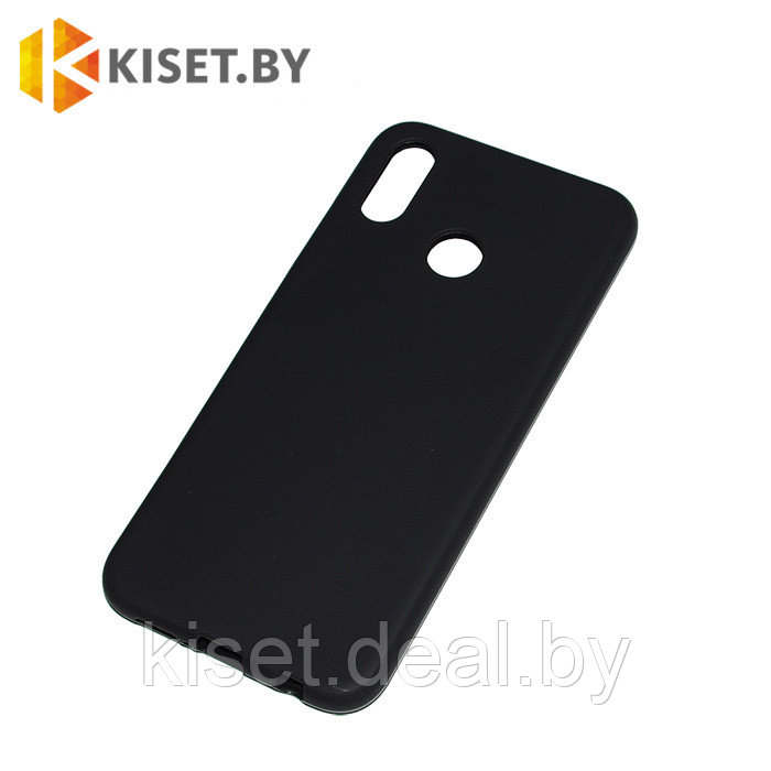 Силиконовый чехол KST MC для Huawei P20 Lite черный матовый - фото 1 - id-p130116510