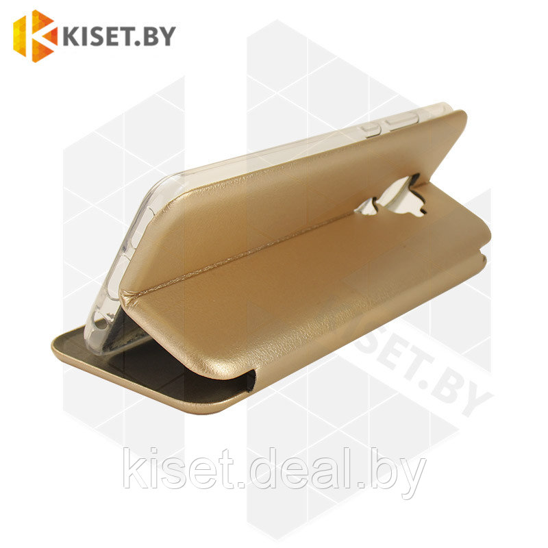 Чехол-книжка KST Book Case 3D с визитницей для Huawei Mate 30 Lite золотой - фото 2 - id-p129857566