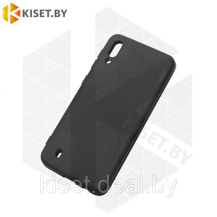 Силиконовый чехол KST MC для Samsung Galaxy M10 черный матовый - фото 1 - id-p129856427
