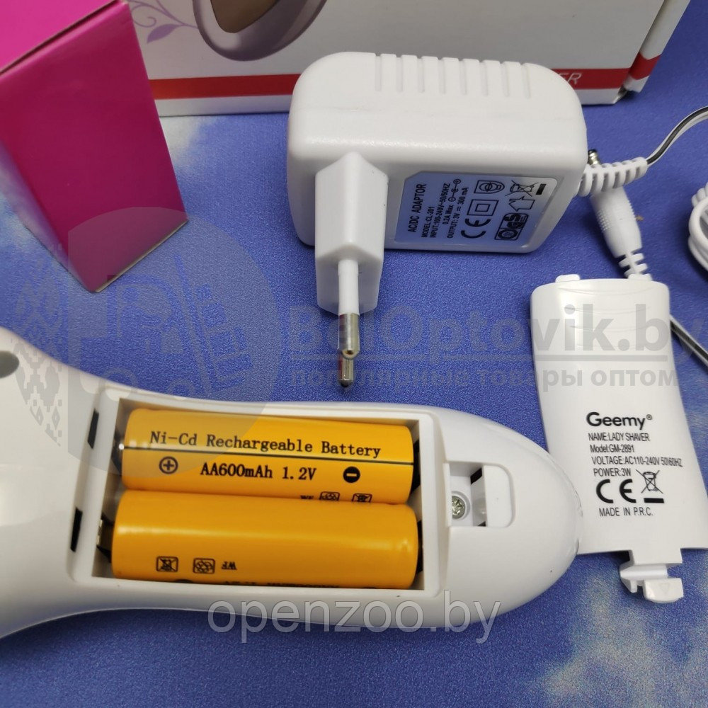 Беспроводной электрический ниточный эпилятор Geemy GM-2891 для лица, ног и шеи - фото 2 - id-p141729704