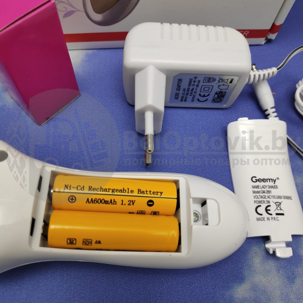 Беспроводной электрический ниточный эпилятор Geemy GM-2891 для лица, ног и шеи - фото 2 - id-p141730966