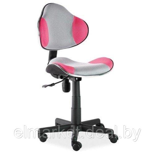 Кресло компьютерное Signal Q-G2 серо-розовое - фото 1 - id-p144408512