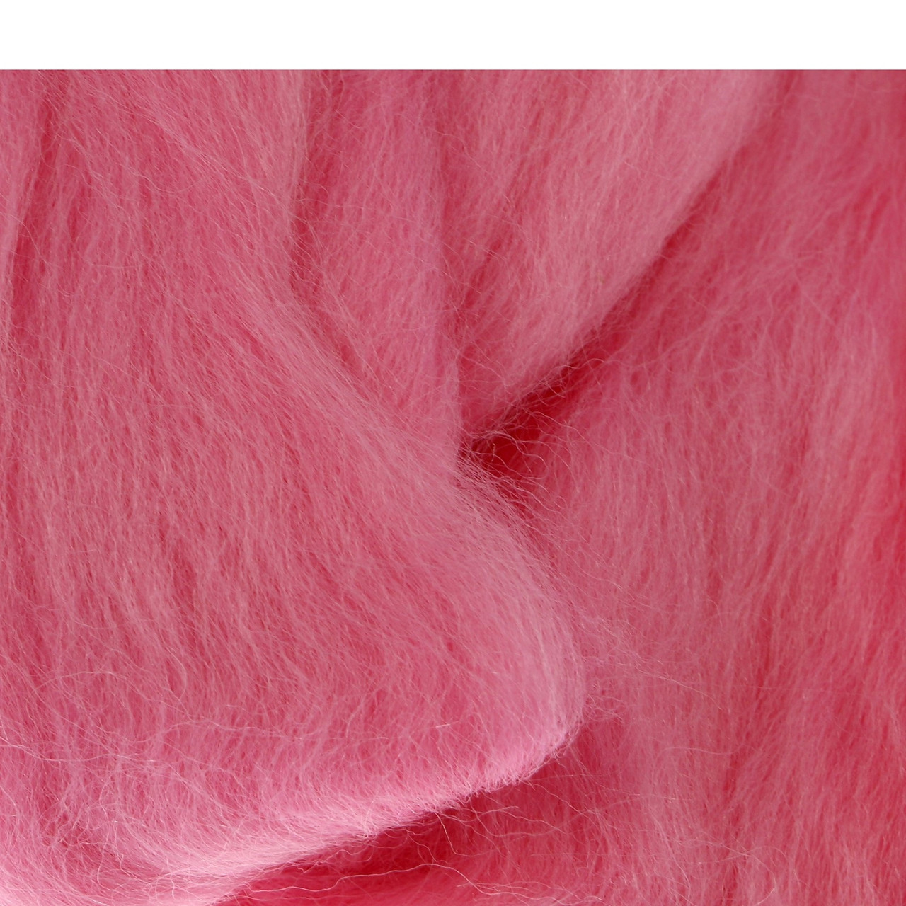 Шерсть для валяния 100% полутонкая шерсть 50 гр (055 св. розовый)