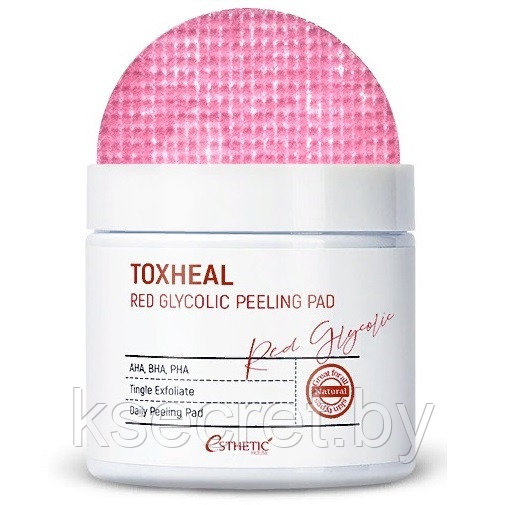 [ESTHETIC HOUSE] Пилинг-подушечки Гликолевые Toxheal Red Glyucolic Peeling Pad, 100 шт - фото 2 - id-p144421774