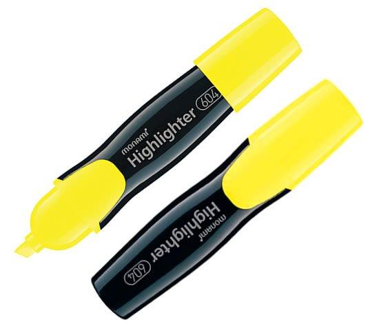 Маркер текстовый MonAmi жёлтый 1-6 мм (цена с НДС)