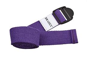 Ремешок для йоги фиолетовый