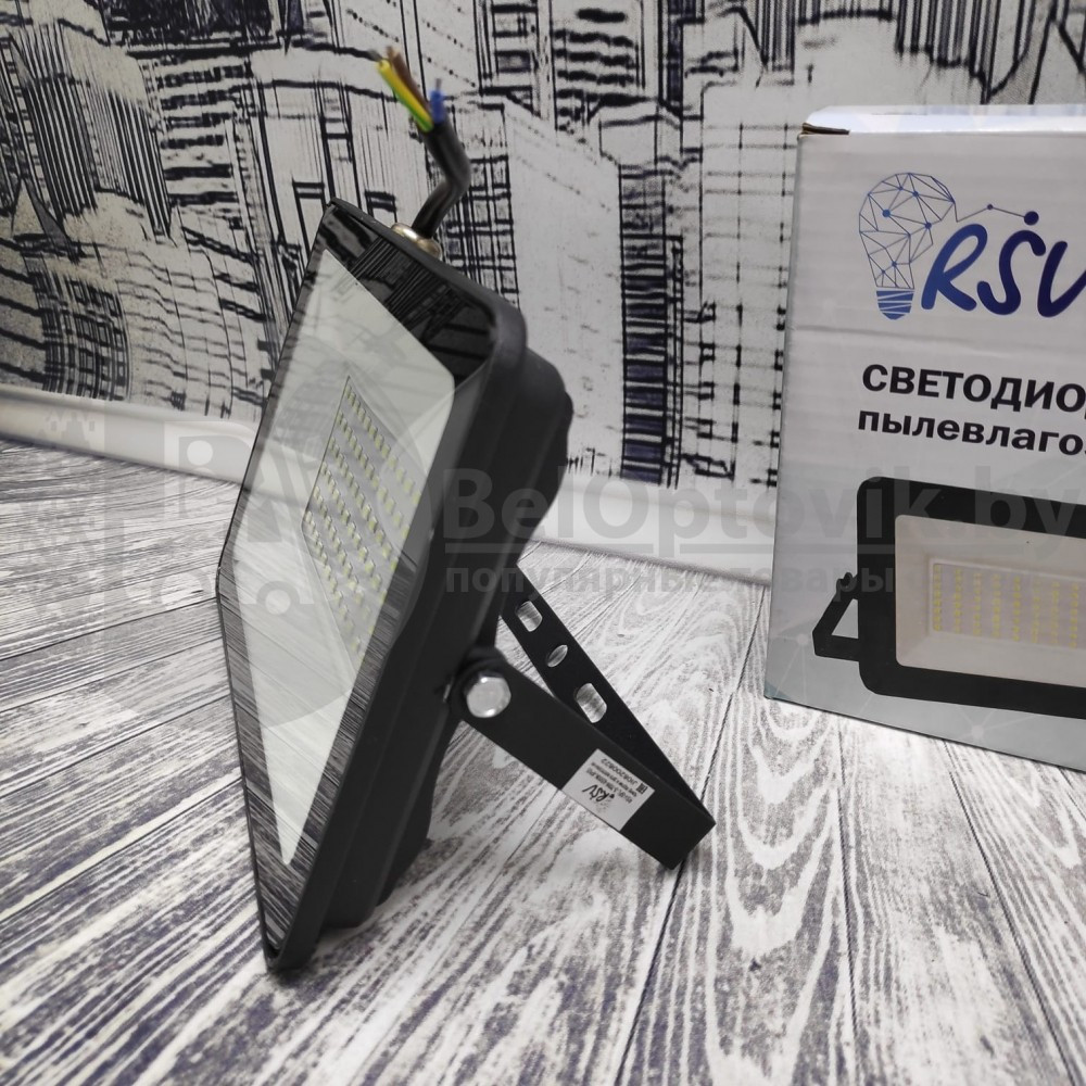 Уличный светодиодный пылевлагозащищенный прожектор RSV-SFL-3-70W 6500K - фото 8 - id-p144472698
