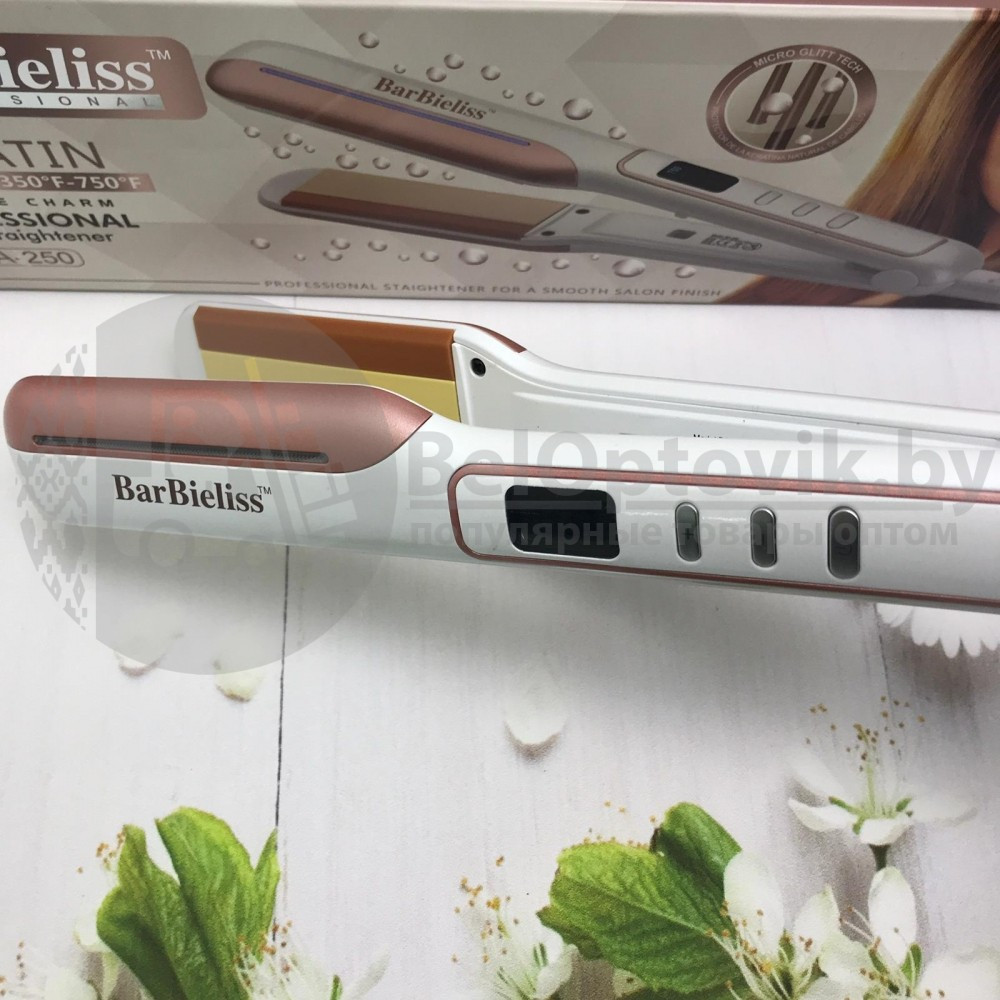 Электрический выпрямитель утюжок для волос BarBieliss BA-250, с керамическим покрытием - фото 5 - id-p144472699