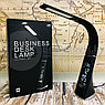 Настольная кожаная Бизнес Лампа с LCD-дисплеем Business Desk lamp Led, фото 4