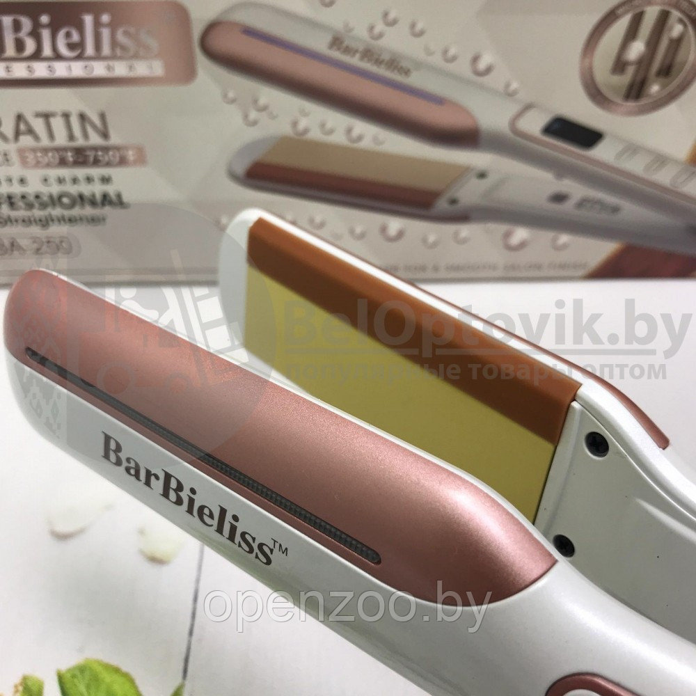 Электрический выпрямитель утюжок для волос BarBieliss BA-250, с керамическим покрытием - фото 2 - id-p144473299
