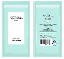 VALMONA Шампунь для волос УВЛАЖНЕНИЕ Recharge Solution Blue Clinic Shampoo, 10мл