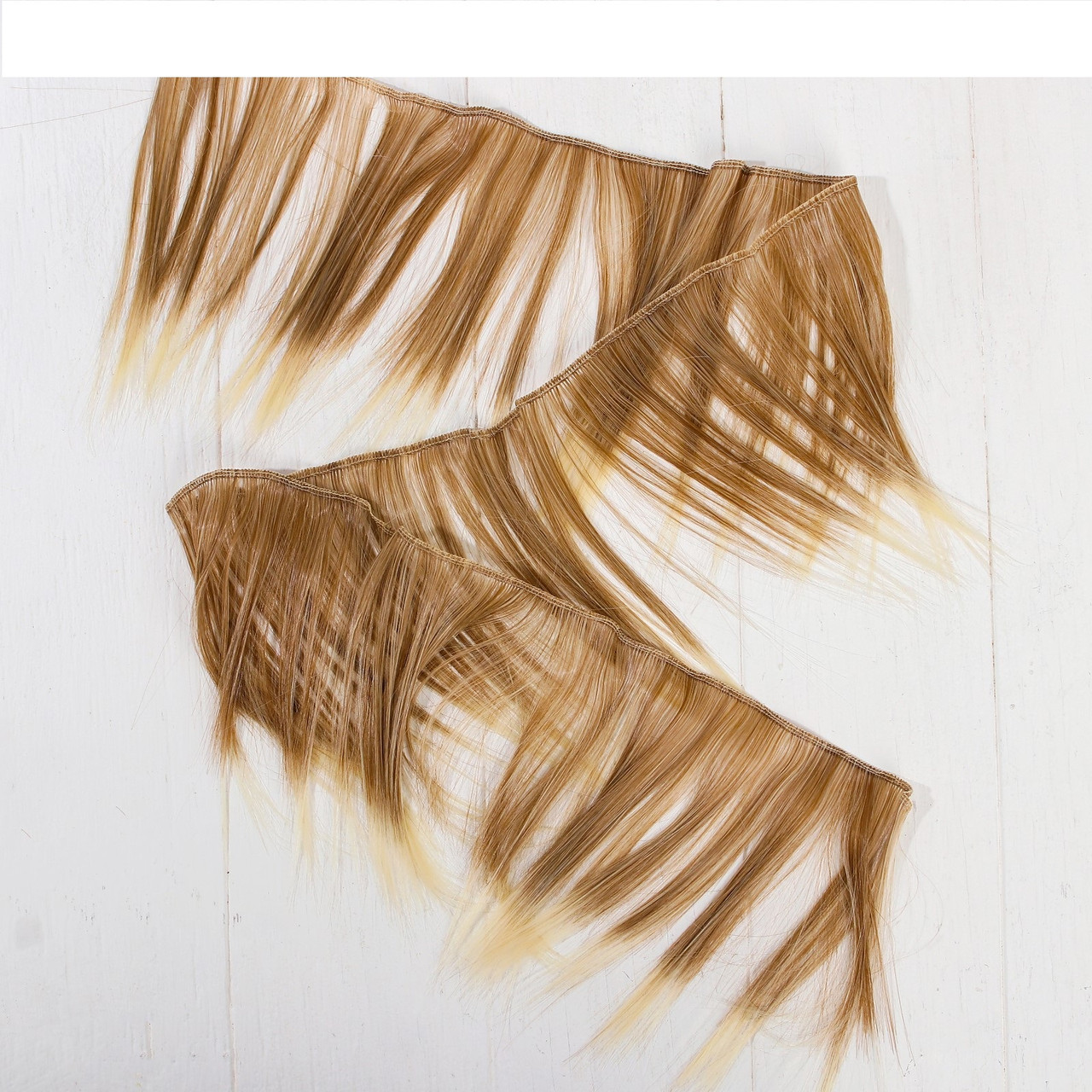 Волосы - тресс для кукол «Прямые» длина волос: 15 см, ширина: 100 см, №LSA051 - фото 2 - id-p144486377