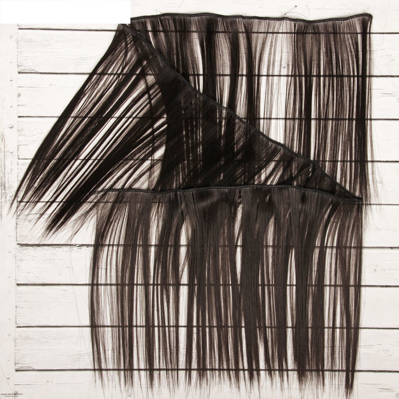 Волосы - тресс для кукол «Прямые» длина волос: 25 см, ширина: 100 см, цвет № 4В - фото 2 - id-p144487027