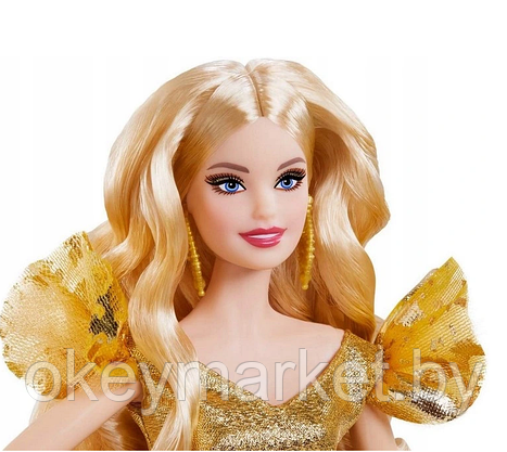 Коллекционная кукла Barbie Signature Праздничная Барби 2020 GHT54, фото 3