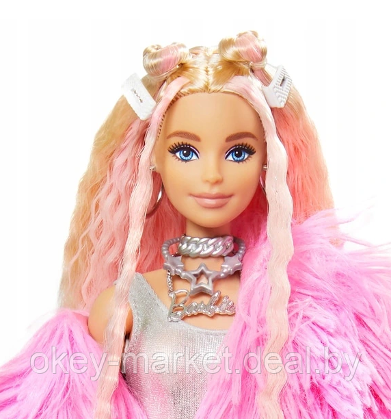 Кукла Barbie Экстра в розовой куртке GRN28 - фото 6 - id-p144487286