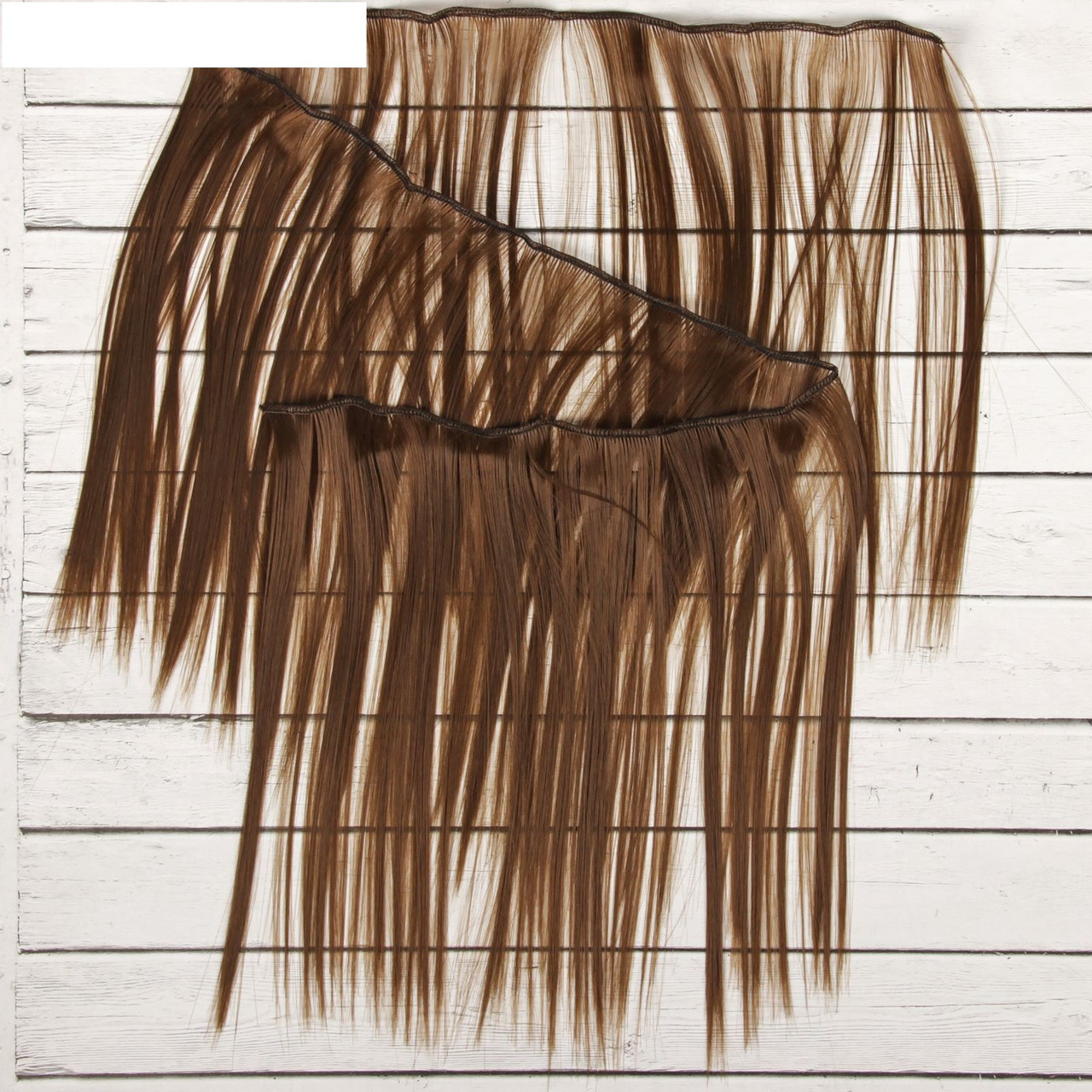 Волосы - тресс для кукол «Прямые» длина волос: 25 см, ширина:100 см, цвет № 9 - фото 2 - id-p144487449