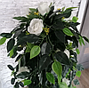Дерево искусственное декоративное Роза белая 130см, фото 6