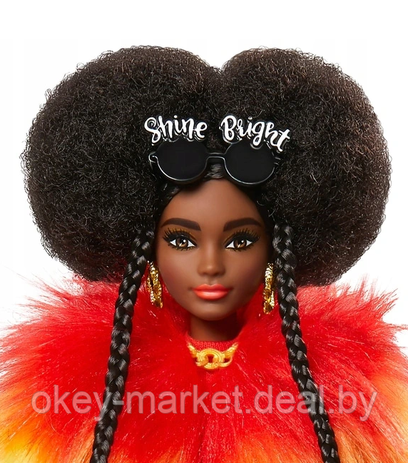Кукла Barbie Экстра в радужном пальто GVR04 - фото 4 - id-p144487678