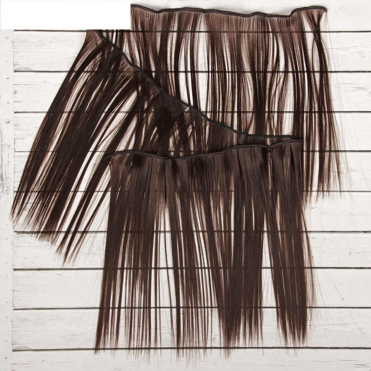 Волосы - тресс для кукол «Прямые» длина волос: 25 см, ширина: 100 см, цвет № 10 - фото 2 - id-p144489557