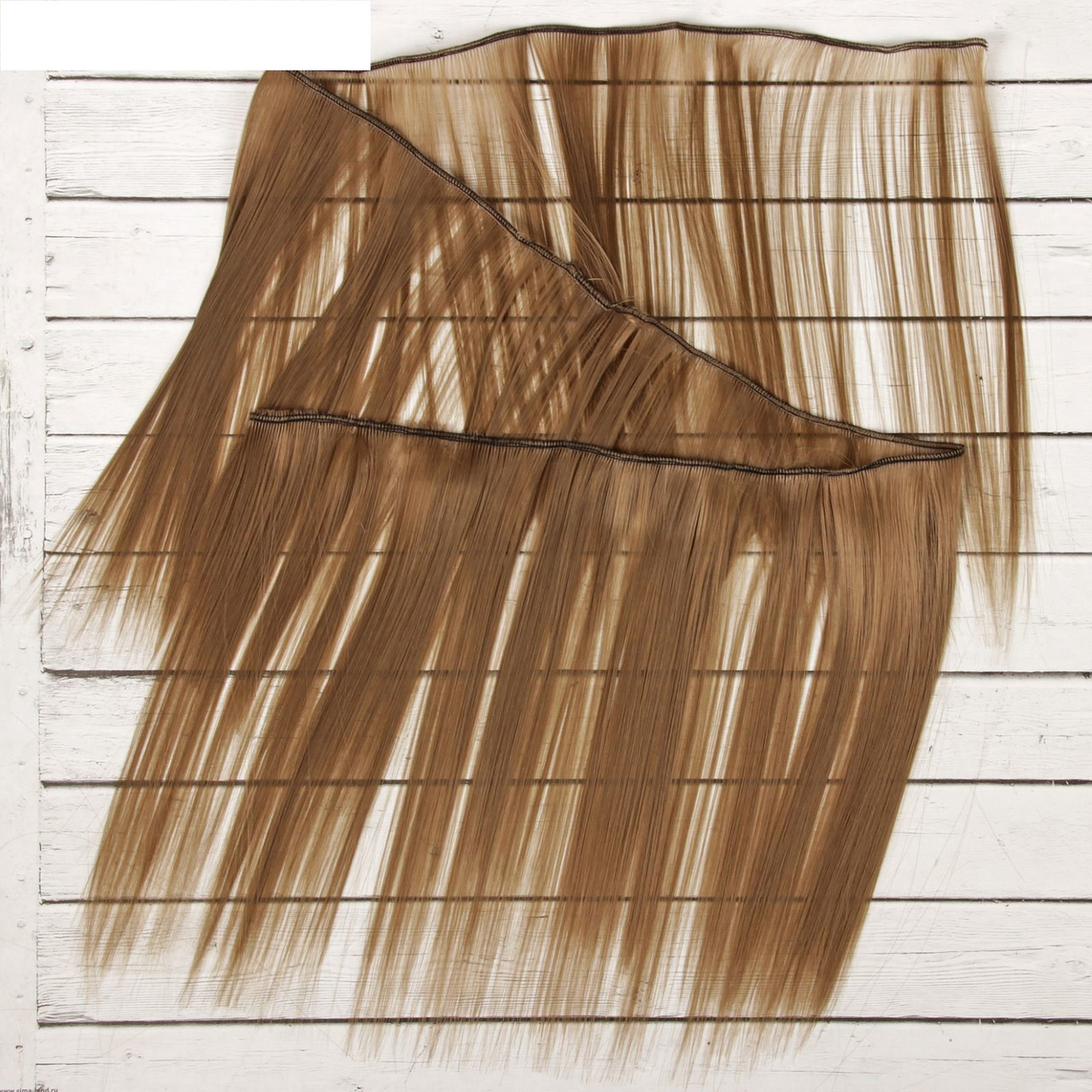 Волосы - тресс для кукол «Прямые» длина волос: 25 см, ширина: 100 см, цвет № 28В - фото 2 - id-p144489956