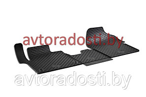 Коврики резиновые для Citroen Jumpy / Peugeot Expert (2016-) перед (Gumárny Zubří)