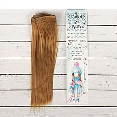 Волосы - тресс для кукол «Прямые» длина волос: 25 см, ширина:100 см, цвет № 16А