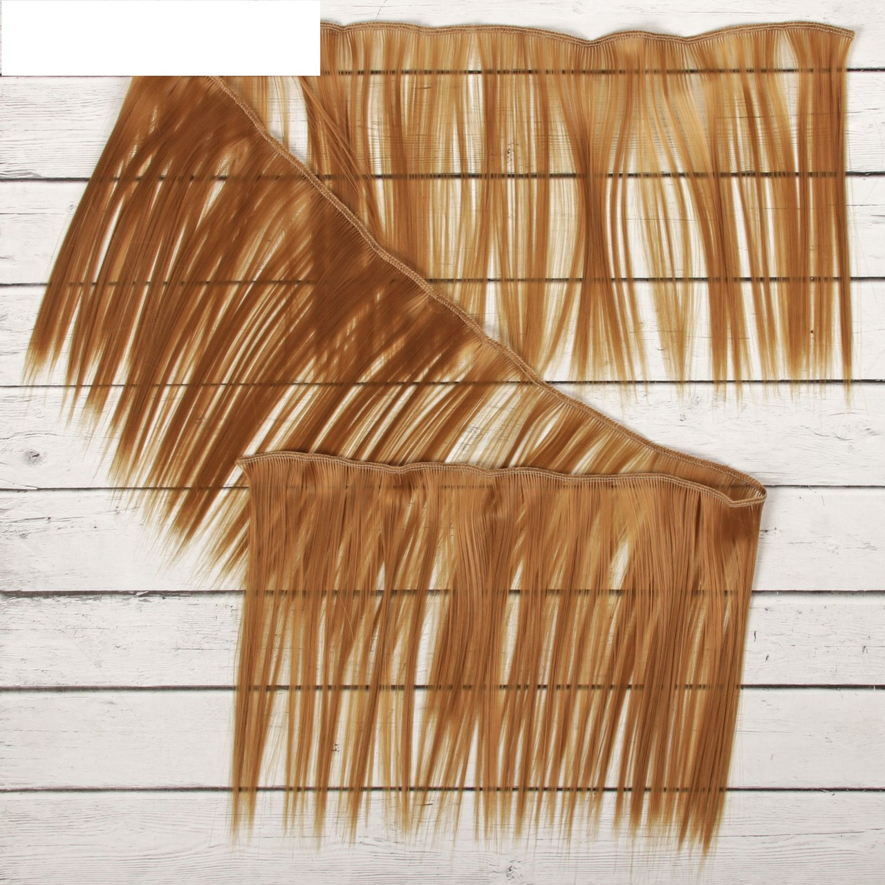 Волосы - тресс для кукол «Прямые» длина волос: 15 см, ширина: 100 см, цвет № 26 - фото 2 - id-p144490423