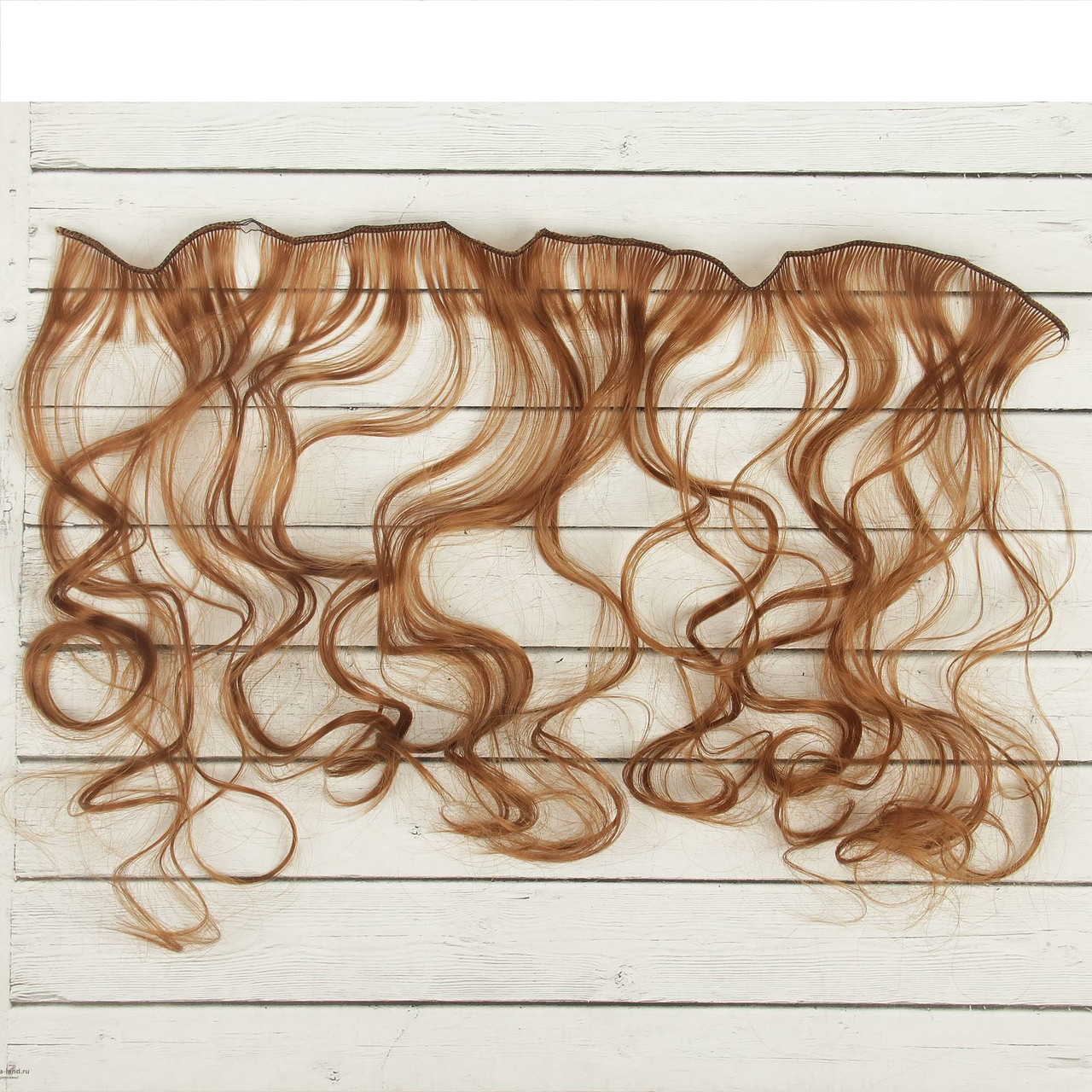 Волосы - тресс для кукол «Кудри» длина волос: 40 см, ширина:50 см, №30А - фото 2 - id-p144490453