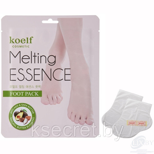 KOELF Маска-носочки для ног СМЯГЧАЮЩАЯ Melting Essence Foot Pack. - фото 2 - id-p144491420