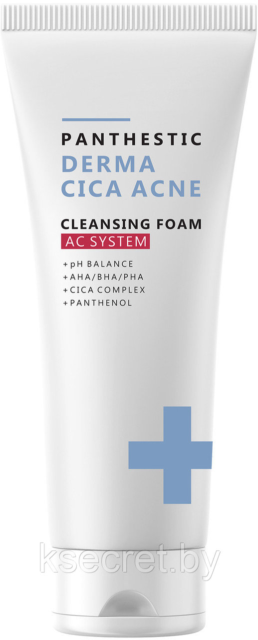 [Panthestiс (EVAS Cosmetics)] Пенка для умывания Derma Cica Acne Cleansing Foam, 140 мл - фото 2 - id-p144492009