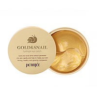 [PETITFEE] Гидрогелевые патчи для глаз ЗОЛОТО/УЛИТКА Gold/Snail Hydrogel Eye Patch, 60 шт