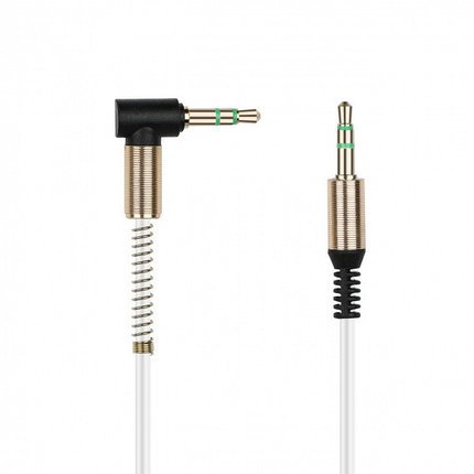 SMARTBUY AUX аудио кабель 3.5-3.5 мм с Г-образным наконечником /M-M, 1 м, белый/, фото 2