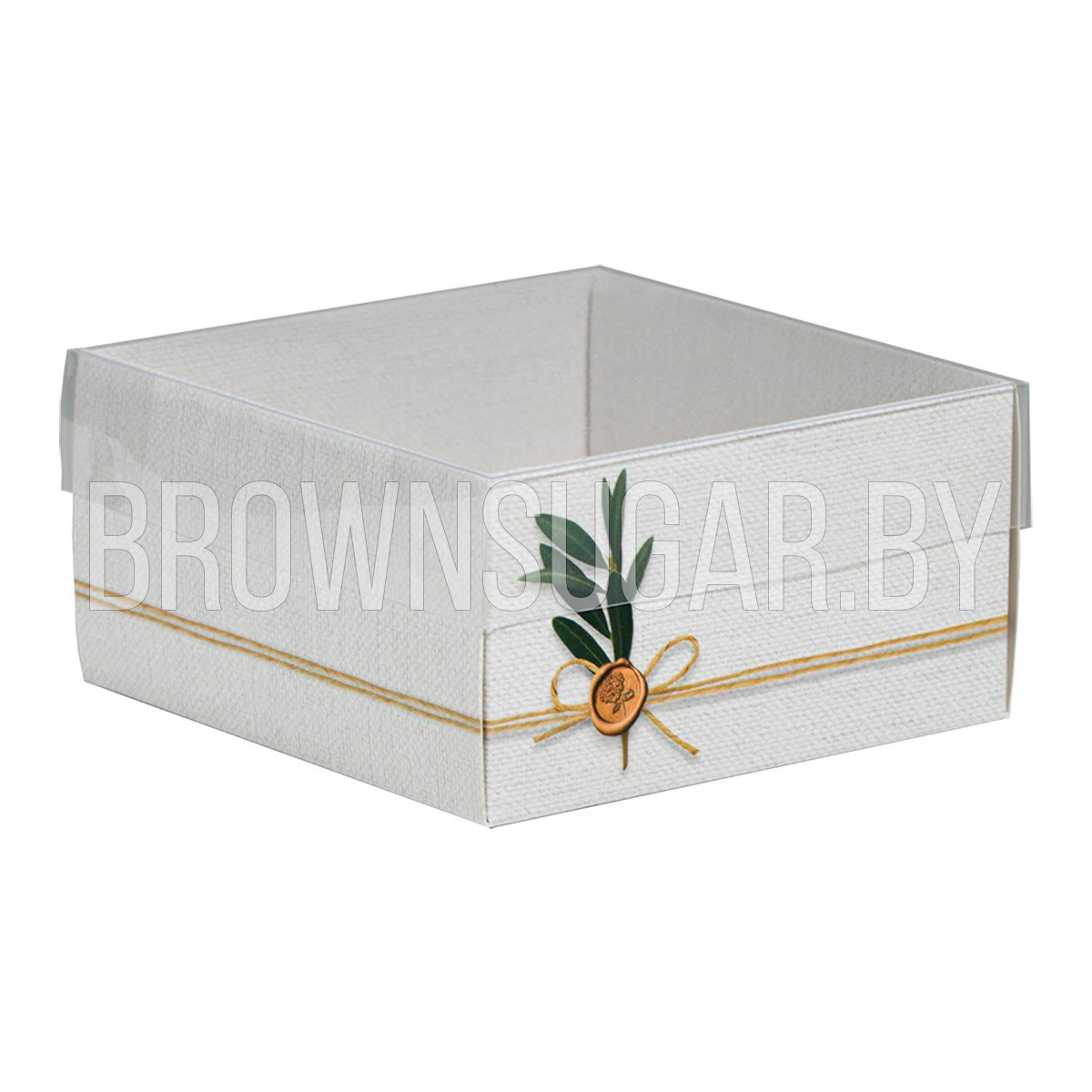 Коробка подарочная с прозрачной крышкой «Эко» (Китай, 120х60х115 мм) - фото 1 - id-p144482377