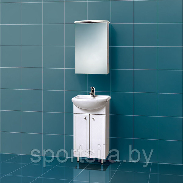 Набор мебели для ванной «Акваль Ника» 45 см.