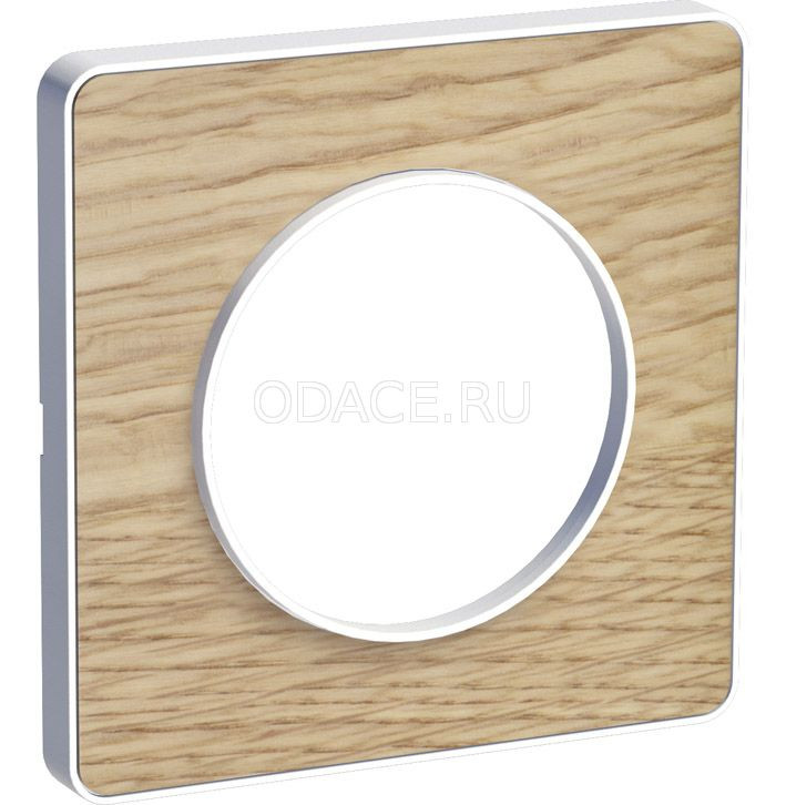 Schneider-Electric Odace Ольха/Белый Рамка 1-я