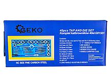 Метчики и плашки (набор 40шт.) "Geko" G01501, фото 2