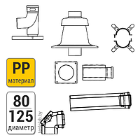 Основное строение Buderus GA-K DN 80/125 - DN 80