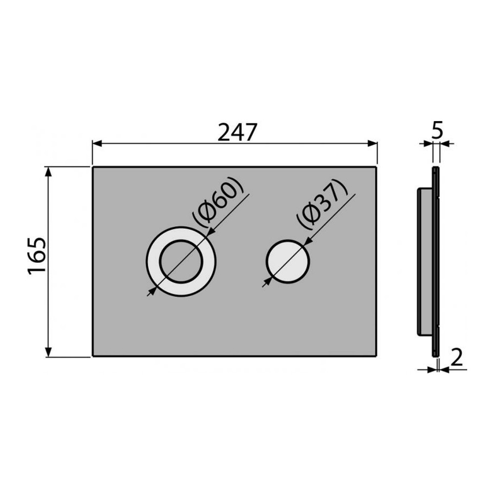Кнопка смыва для инсталляции Alcaplast TURN - фото 2 - id-p139966362