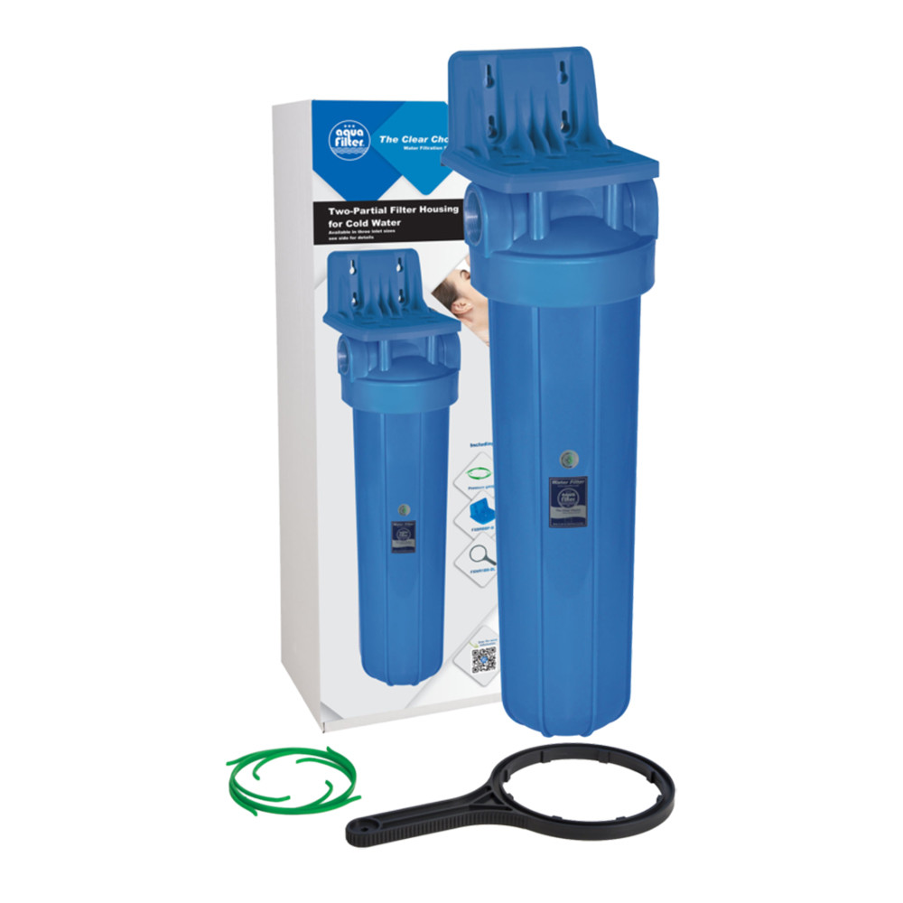Магистральный фильтр для очистки воды 1" ВН AquaFilter FH20B1-WB без картриджа - фото 1 - id-p139967063