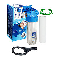 Магистральный фильтр для очистки воды 1/2" ВН AquaFilter FHPR12-B1-AQ с картриджем
