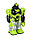 609 Робот интерактивный ThunderBolt, ходит, стреляет, цвет зеленый, 25 см, фото 2