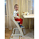 Детский регулируемый растущий стул «ВАСИЛЁК» Slim ВН-21Д (Слоновая кость), фото 2