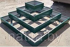 Каскадные клумбы с полимерным покрытием ( зелёная/коричневая), фото 2