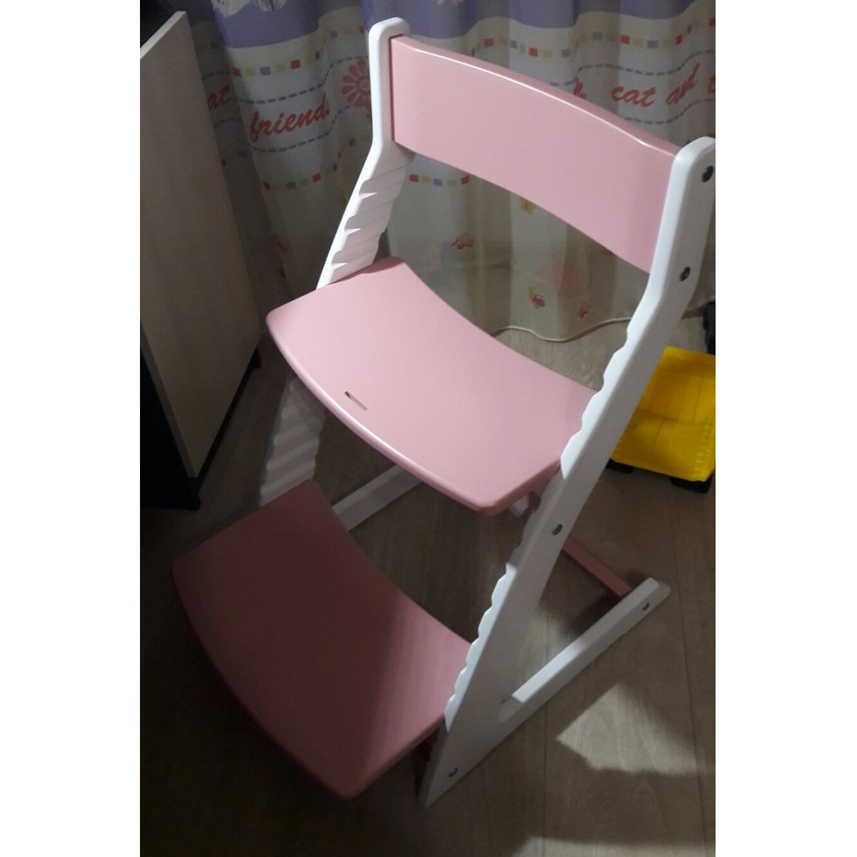 Детский регулируемый растущий стул «ВАСИЛЁК» Slim ВН-21Д (бело-фламинговый) - фото 2 - id-p144595887
