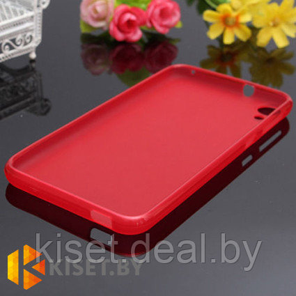 Силиконовый чехол для Alcatel One Touch Pop S9 7050Y, красный - фото 2 - id-p144595734